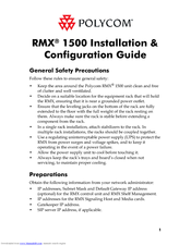 Polycom DOC2562A Installation &  Configuration Manual