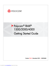Polycom DOC2560C Getting Started Manual