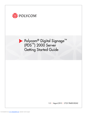 Polycom PDS 725-78600-002A2 Getting Started Manual