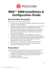 Polycom RMX DOC2551A Installation &  Configuration Manual