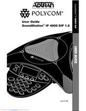 Polycom SoundStation IP 4000 SIP 1.6 User Manual