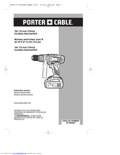Porter-Cable 90550130 Instruction Manual