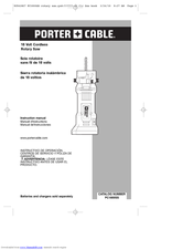 Porter-Cable 90562807 Instruction Manual