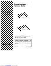 Porter-Cable 7738 Instruction Manual
