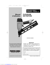 Porter-Cable DA250B Manuel D'utilisation