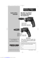 Porter-Cable 6645 Instruction Manual