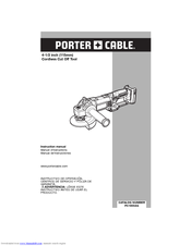 Porter-Cable PC1800AG Instruction Manual