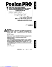 Poulan Pro PPB3000B Instruction Manual