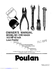 Poulan Pro 168301 Owner's Manual