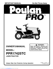 Poulan Pro PPR1742STC Owner's Manual