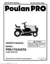Poulan Pro 177545 Owner's Manual