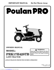 Poulan Pro 178227 Owner's Manual