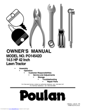 Poulan Pro PO14542D Owner's Manual