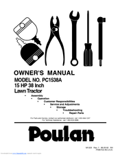 Poulan Pro PC1538A Operator's Manual