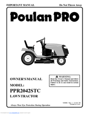 Poulan Pro PPR2042STC Owner's Manual