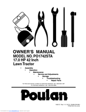 Poulan Pro 184210 Owner's Manual