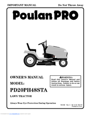 Poulan Pro 954569516 Owner's Manual
