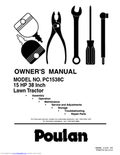 Poulan Pro PC1538C Owner's Manual