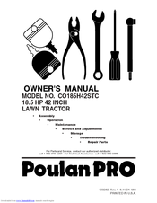Poulan Pro CO185H42STC Troubleshooting Manual