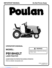 Poulan Pro 405327 Operator's Manual