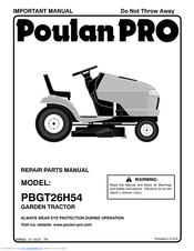 Poulan Pro 409632 Repair Parts Manual