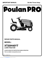 Poulan Pro 412413 Repair Parts Manual