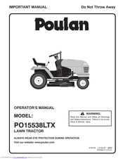 Poulan Pro 418743 Operator's Manual