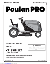 Poulan Pro 96042007201 Operator's Manual