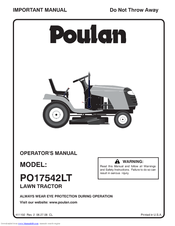 Poulan Pro 96012006904 Operator's Manual
