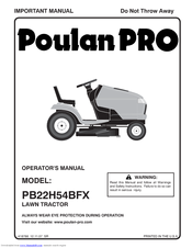 Poulan Pro 96042007000 Operator's Manual