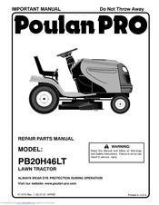 Poulan Pro 96042004200 Repair Parts Manual