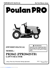 Poulan Pro PPR2042STB Owner's Manual