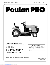 Poulan Pro PR17542STC Owner's Manual