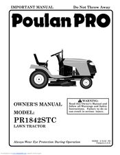 Poulan Pro PR1842STC Owner's Manual