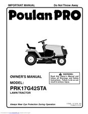 Poulan Pro PRK17G42STA Owner's Manual