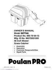 Poulan Pro 960 72 00-13 Owner's Manual