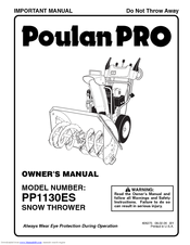 Poulan Pro 406275 Owner's Manual