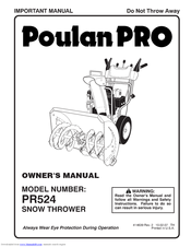 Poulan Pro 414639 Owner's Manual
