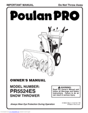 Poulan Pro 414643 Owner's Manual