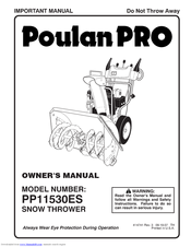 Poulan Pro Pro PP11530ES Owner's Manual