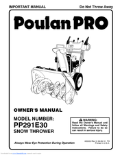 Poulan Pro 435555 Owner's Manual