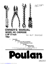 Poulan Pro 174222 Owner's Manual