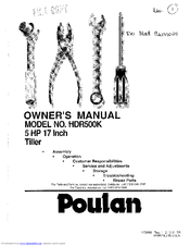 Poulan Pro 175668 Owner's Manual