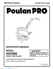 Poulan Pro 417134 Operator's Manual