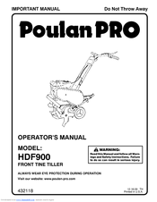 Poulan Pro 432118 Operator's Manual