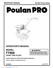 Poulan Pro FT900 Operator's Manual