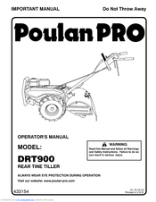 Poulan Pro DRT900 Operator's Manual