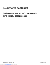 Poulan Pro 96092001501 Illustrated Parts List