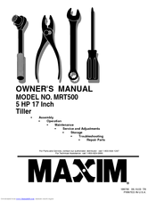 Maxim MRT500 Owner's Manual