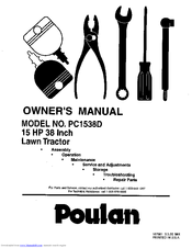 Poulan Pro PC1538D Owner's Manual